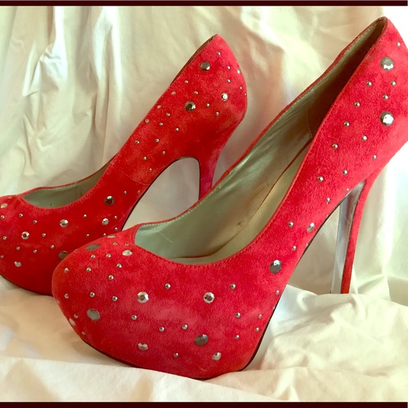 H by Halston Shoes - H by Halston red high heels